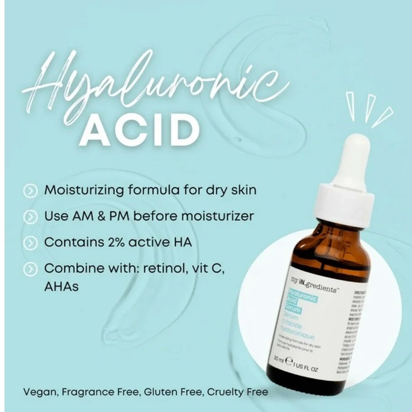 My iN.gredients | Hyaluronic Acid Serum Moisturizing Formula Hydrating Treatment - Picture 2 of 10